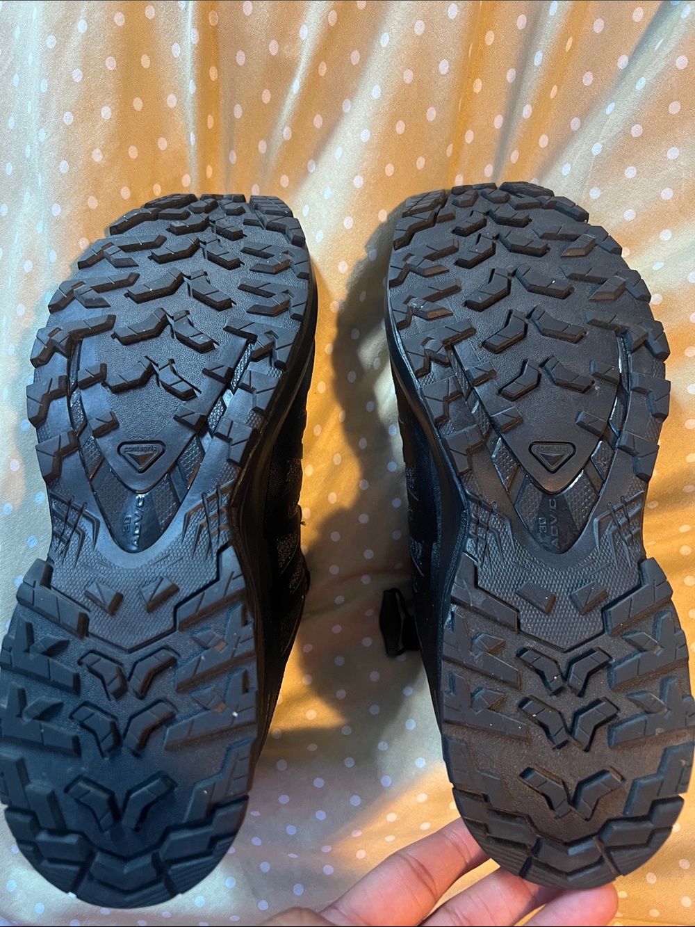 Salomon Women's Black Athletic Trail Shoes with Quick-Lace - Picture 5 of 5